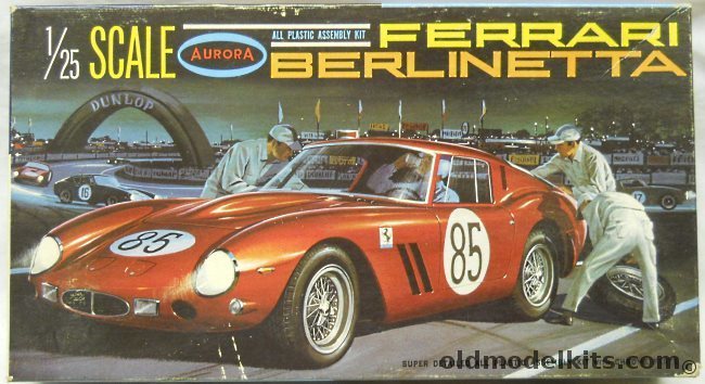 Aurora 1/25 Ferrari Berlinetta 250 GT, 563-198 plastic model kit